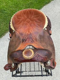 14 Saddlesmith Of Texas Western Barrel Saddle