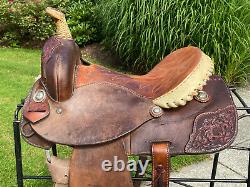 14 Saddlesmith Of Texas Western Barrel Saddle