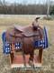 14 Simco Western Saddle With Vintage Floral Leather Tooling Sqhb
