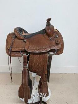 14 Used Tod Slone Western Roping Saddle 2-1365