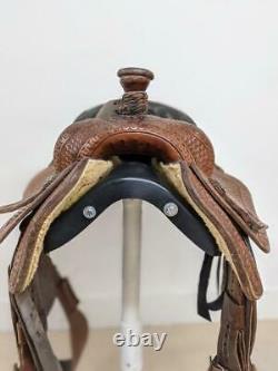 14 Used Tod Slone Western Roping Saddle 2-1365