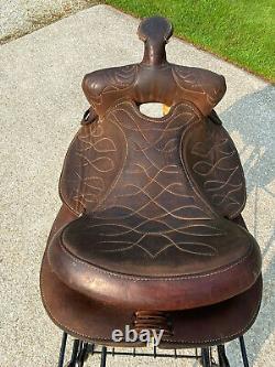 14 Vintage CIRCLE Y Western Barrel Horse Saddle