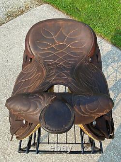 14 Vintage CIRCLE Y Western Barrel Horse Saddle