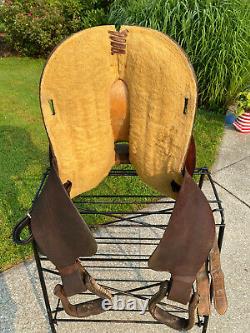 14 Vintage CIRCLE Y Western Barrel Horse Saddle