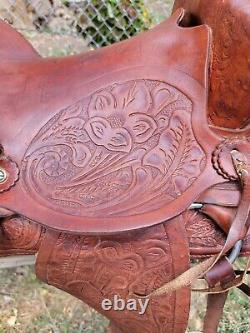 14 Vintage Youth Western Saddle Number 1492