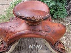 14 Vintage Youth Western Saddle Number 1492