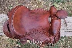 14 Vintage Youth Western Saddle Number 1492