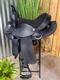 14 WINTEC Light Weight ROUND SKIRT Western Saddle Black Demo Model