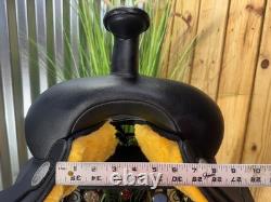 14 WINTEC Light Weight ROUND SKIRT Western Saddle Black Demo Model