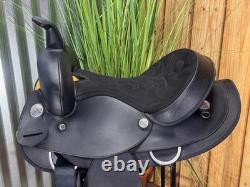 14 WINTEC Light Weight ROUND SKIRT Western Saddle Black Demo Model