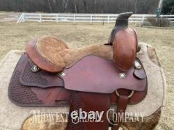 14 Western Roping Saddle 6.5 Gullet, SQHB