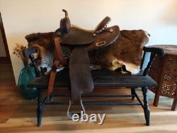 14 Western Trophy Saddle Full QH Bars 7