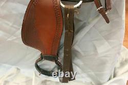 14 Western style Horse saddle and Bridle Custom Hand Made