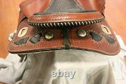 14 Western style Horse saddle and Bridle Custom Hand Made