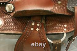 14 Western style Horse saddle and Bridle Custom Hand Made