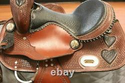 14 Western style Horse saddle and Bridle Custom Hand Made