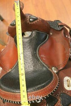 14 Western style Horse saddle and Bridle Custom Hand Made