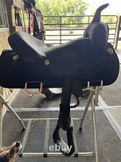 14 Wintec Western Trail Saddle Black