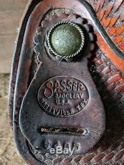 15 1/2 SASSER Trail/Roping Saddle