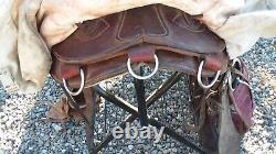 15 1/2 ranch/roping western saddle, horse gear, hunting, saddle bags