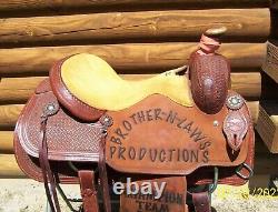 15 15.5 made by Infinity Campbell TX Western Roping Pleasure Trail Ranch Saddle