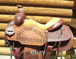 15 15.5 made by Infinity Campbell TX Western Roping Pleasure Trail Ranch Saddle