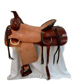 15 16 17 18 Used Western Saddle Horse Roping Trail Pleasure Ranch Leather Tack