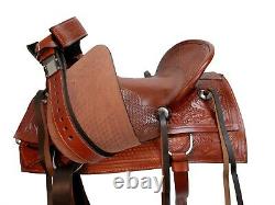 15 16 17 18 Used Western Saddle Roping Horse Ranch Pleasure Roper Wade Cowboy