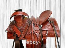 15 16 17 18 Used Western Saddle Roping Horse Ranch Pleasure Roper Wade Cowboy