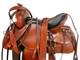 15 16 17 18 Western Barrel Saddle Pleasure Trail Tooled Used Leather Horse Tack