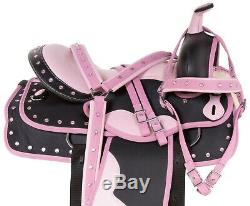 15 16 Western Barrel Racer Racing Pleasure Trail Horse Saddle Tack Used