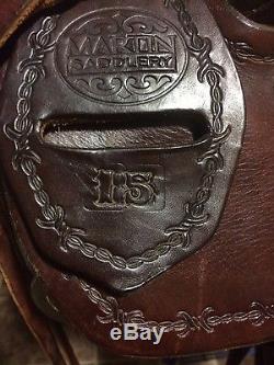 15 (16 Western) Clinton Anderson hornless Aussie saddle by Martin Saddlery