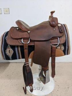 15.25 Used Courts Western Roping Saddle 608-4124