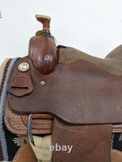 15.25 Used Courts Western Roping Saddle 608-4124