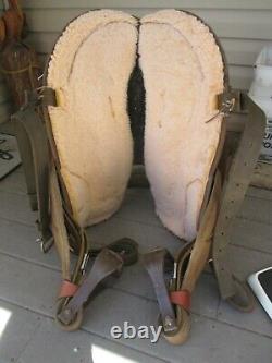 15.5 #116 Big Horn Arabian Western Leather & Cordura Saddle Arab Bars