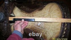 15.5 16 Master Saddles Western Roping Pleasure Trail Saddle fully rigged to ride