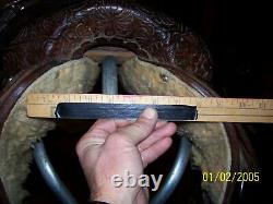 15.5 16 Master Saddles Western Roping Pleasure Trail Saddle fully rigged to ride