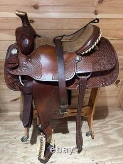 15.5 Billy Cook Matt Tyler Pro Roper Western Roping Saddle model 997