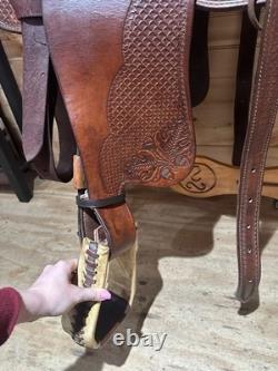 15.5 Billy Cook Matt Tyler Pro Roper Western Roping Saddle model 997