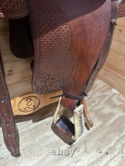 15.5 Billy Cook Matt Tyler Pro Roper Western Roping Saddle model 997