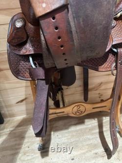 15.5 Billy Cook Matt Tyler Pro Roper Western Roping Saddle model 997