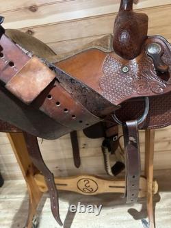 15.5 Billy Cook Matt Tyler Pro Roper Western Roping Saddle model 997