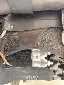 15.5 Blue Ribbon Western Show Saddle