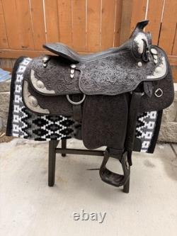 15.5 Blue Ribbon Western Show Saddle