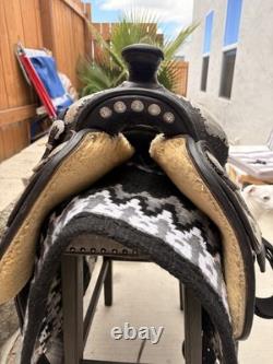 15.5 Blue Ribbon Western Show Saddle