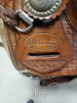15.5 Bob's Custom Al Dunning Ranch Versatility Western Saddle 260-1095