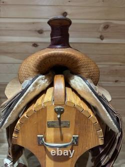 15.5 Bona Allen Western Roping Saddle Model 9233