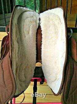 15.5 Brown National Bridle Tennessean Gaited Western Cordura Saddle FQHB USA