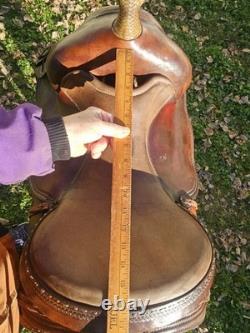 15.5 CUSTOM MADE Western Trail Working Saddle 35#, 6.75 G, 25 L NICE QUALITY