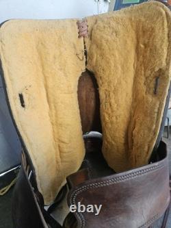 15.5 CUSTOM MADE Western Trail Working Saddle 35#, 6.75 G, 25 L NICE QUALITY